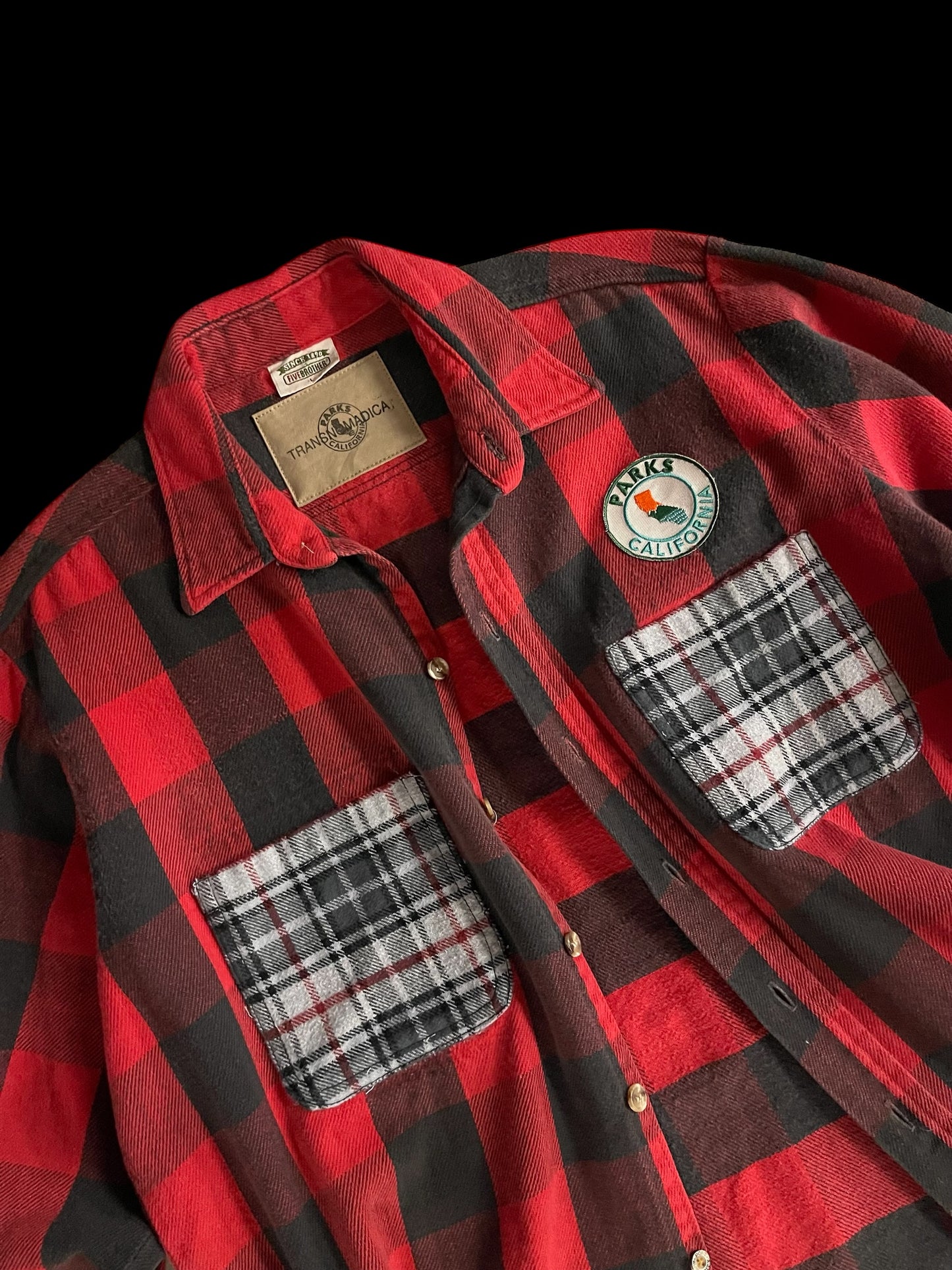 PARKS CALIFORNIA BUFFALO PLAID - L