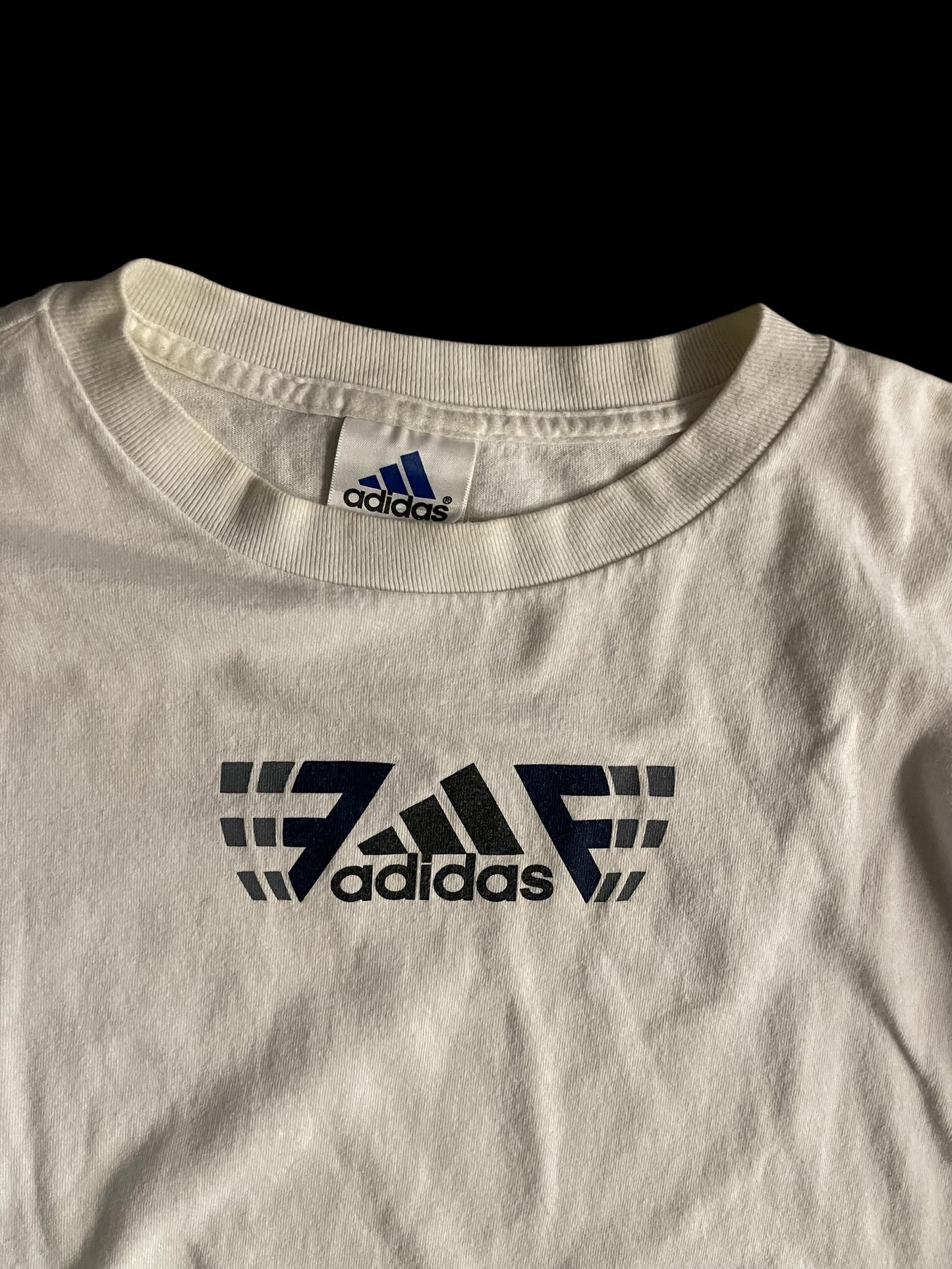 ADIDAS LONG SLEEVE LOGO T-SHIRT - XL
