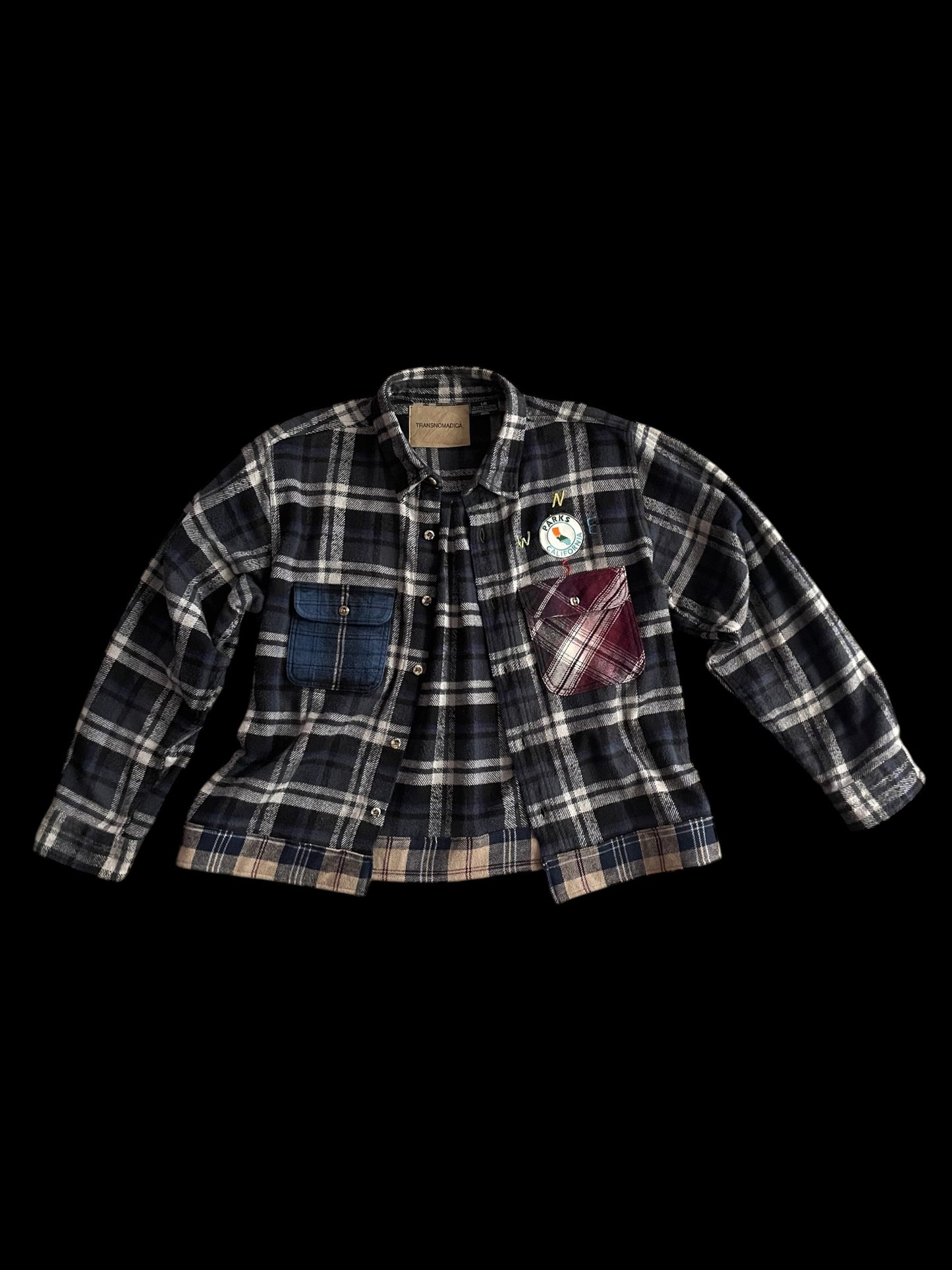 NWES PARKS PLAID SHIRT - L