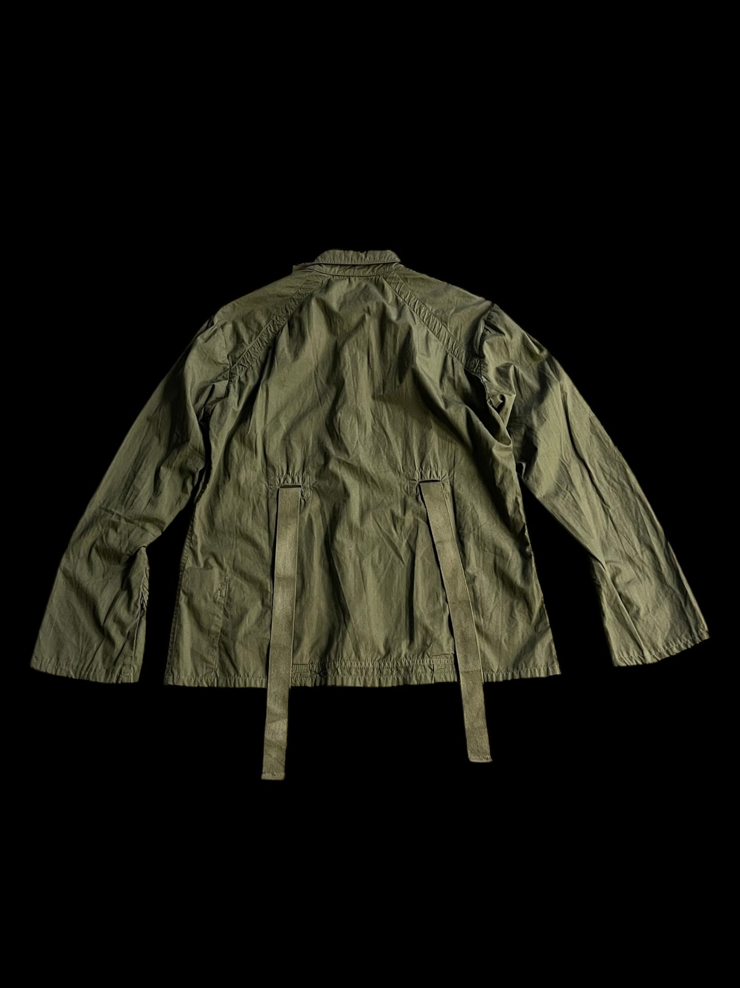 NICE COLLECTIVE OLIVE DRAB UTILITY SHIRT - M