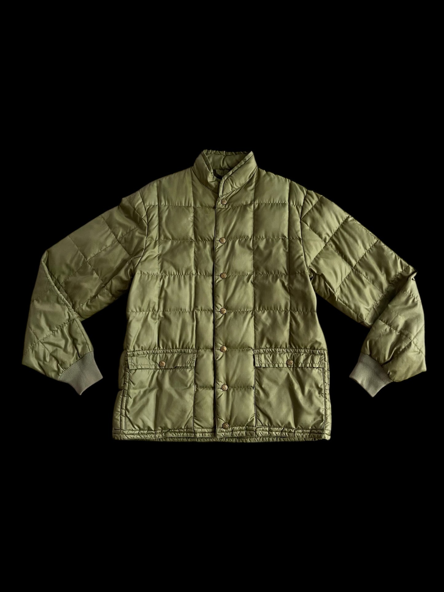 EDDIE BAUER GOOSE DOWN BOMBER JACKET - L