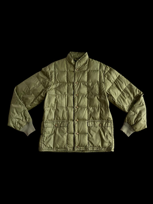 EDDIE BAUER GOOSE DOWN BOMBER JACKET - L
