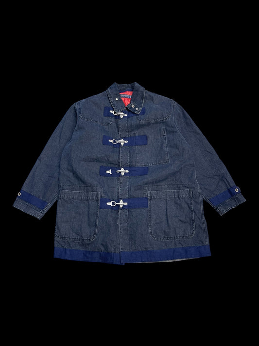 NIGEL CABOURN DENIM TRENCH - M