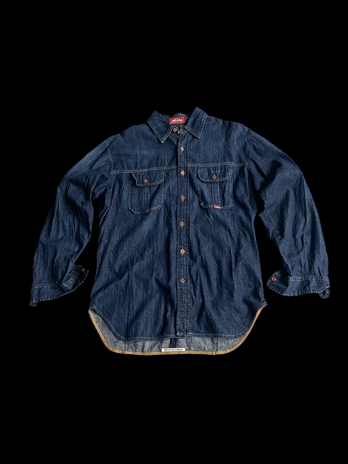 AG DENIM BUTTON DOWN SHIRT - XL