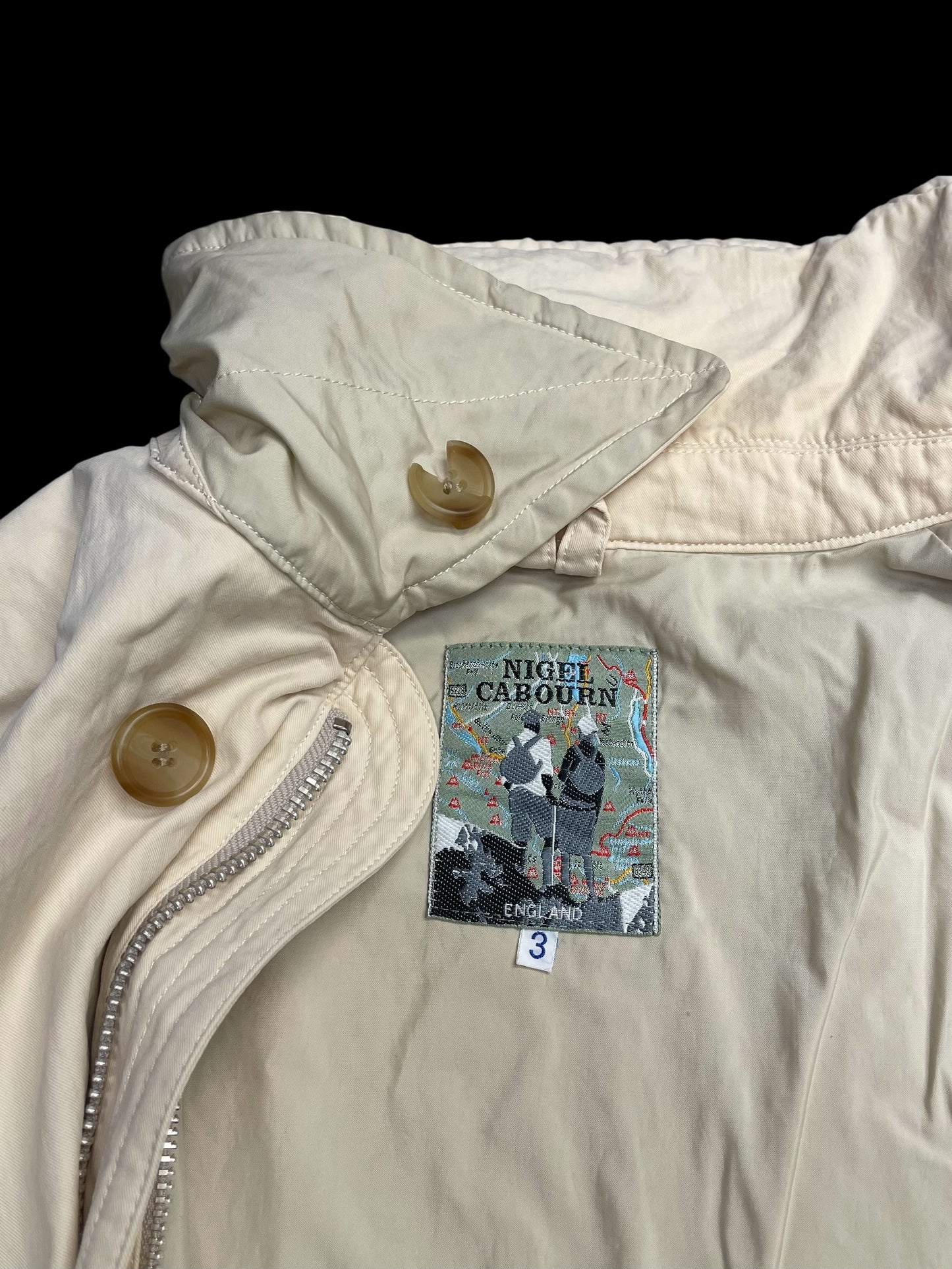 NIGEL CABOURN LONG WINDBREAKER - L