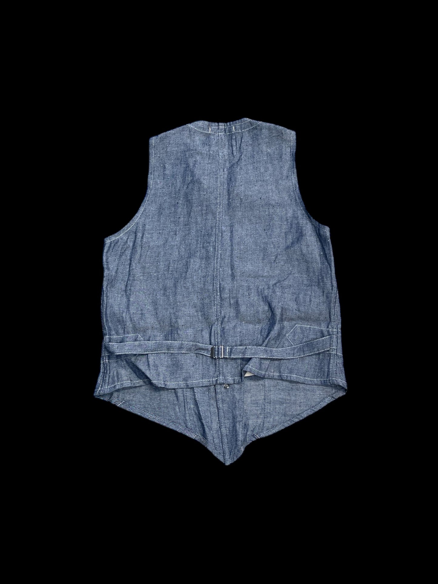 NIGEL CABOURN LINEN VEST - M