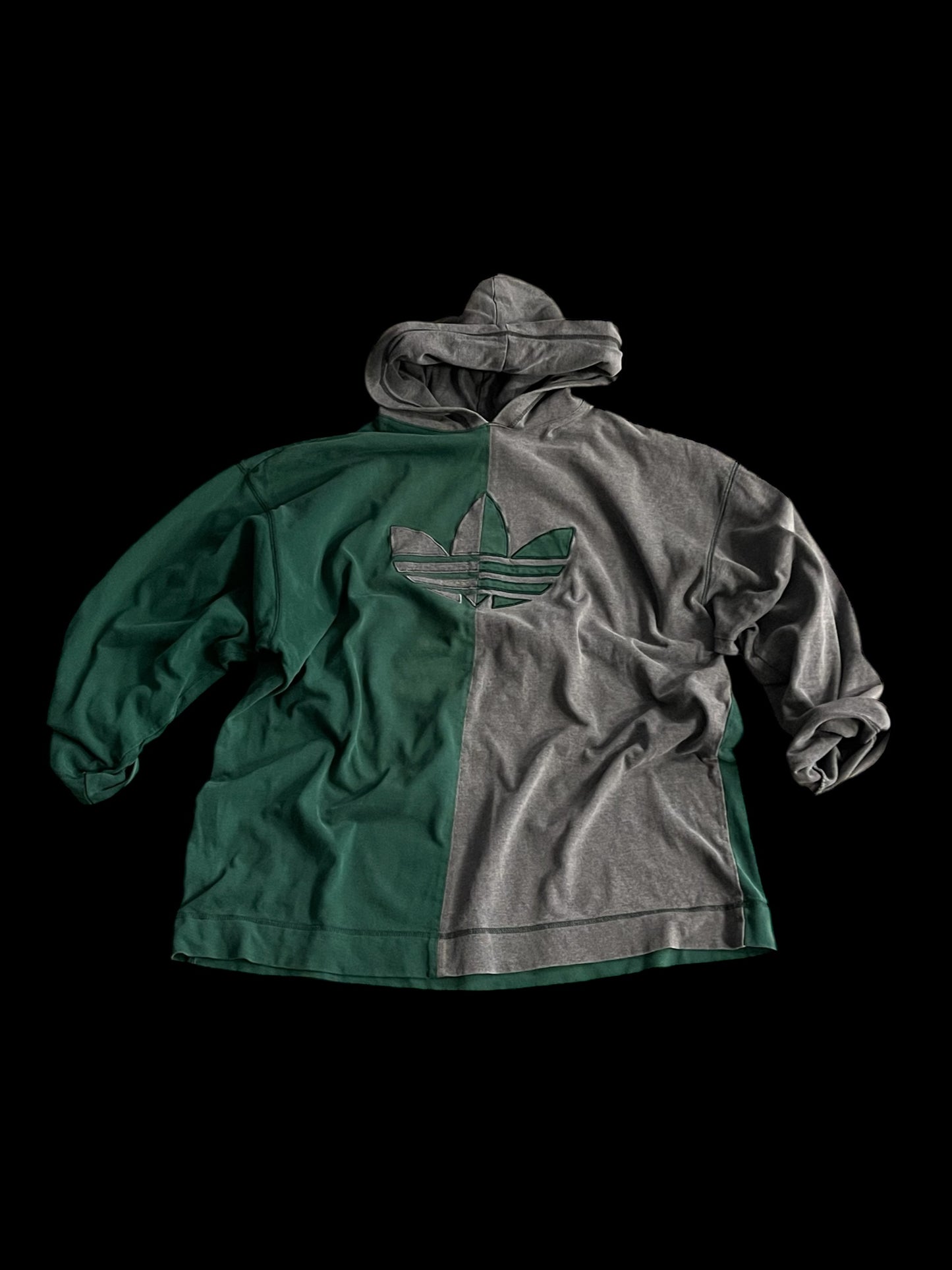 ADIDAS BI COLOR LOOSE HOODIE - XL