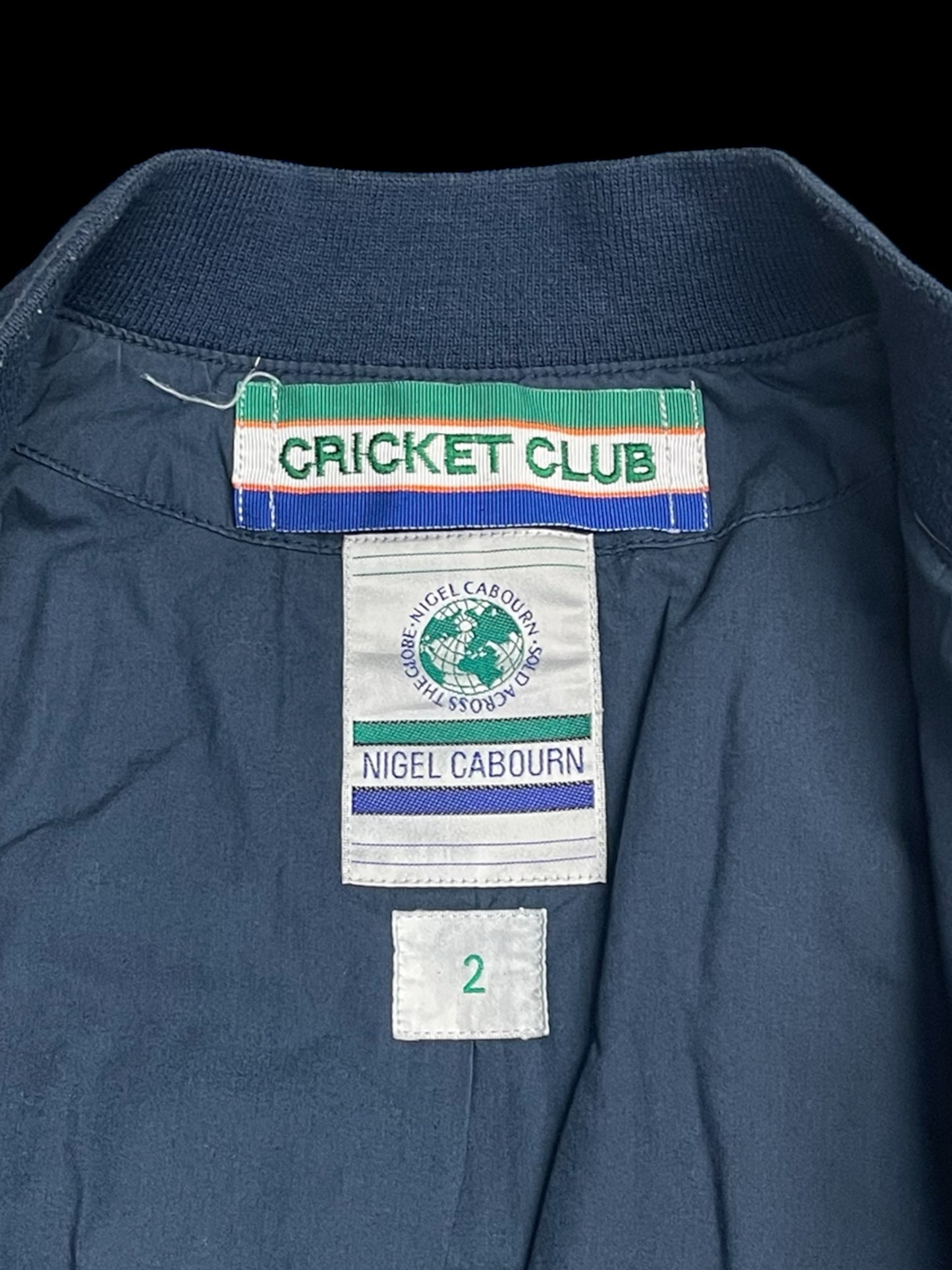 NIGEL CABOURN CRICKET CLUB BOMBER JACKET - M