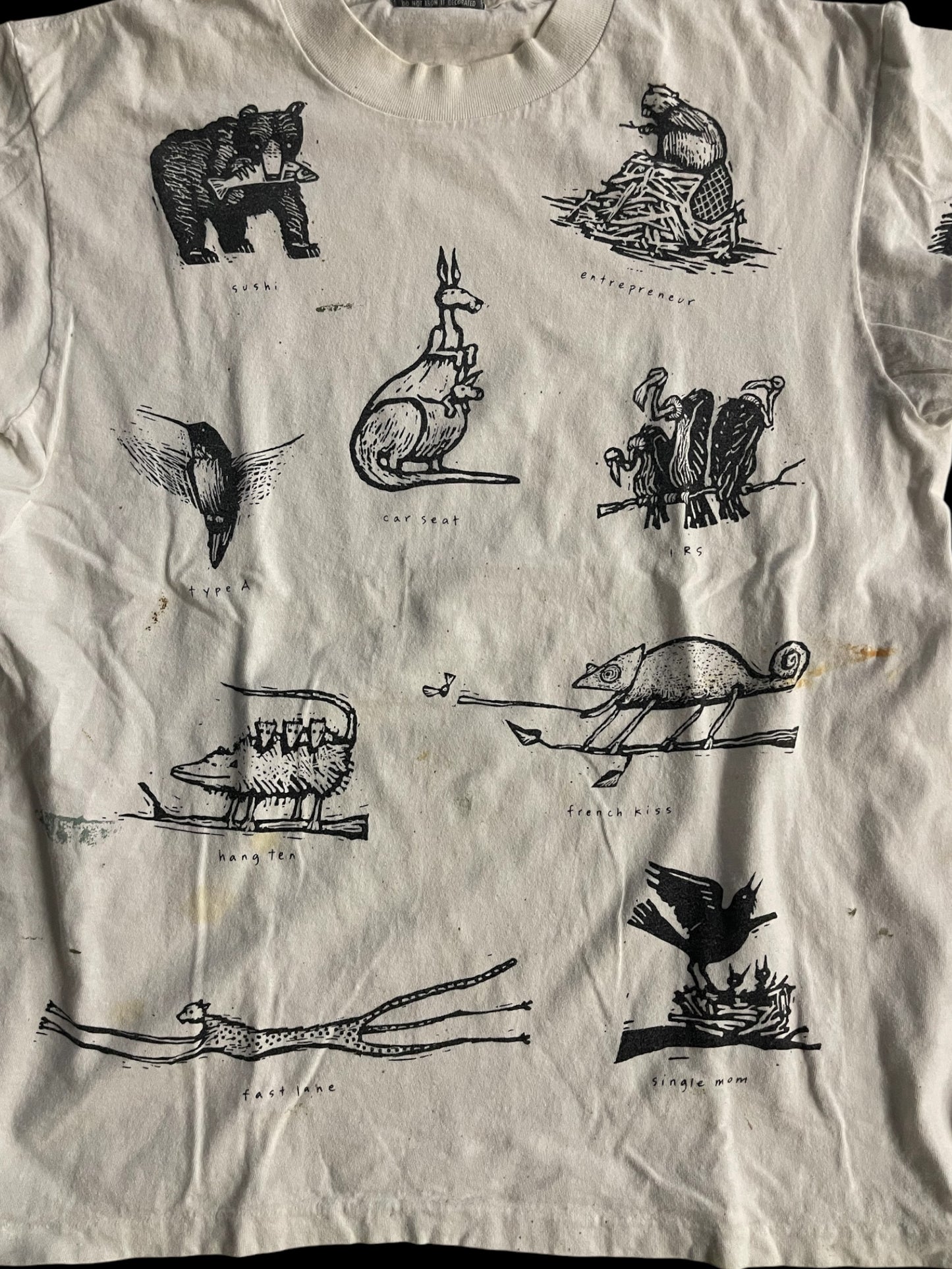 YOUR HEAD GOES HERE GRAPHIC T-SHIRT - L