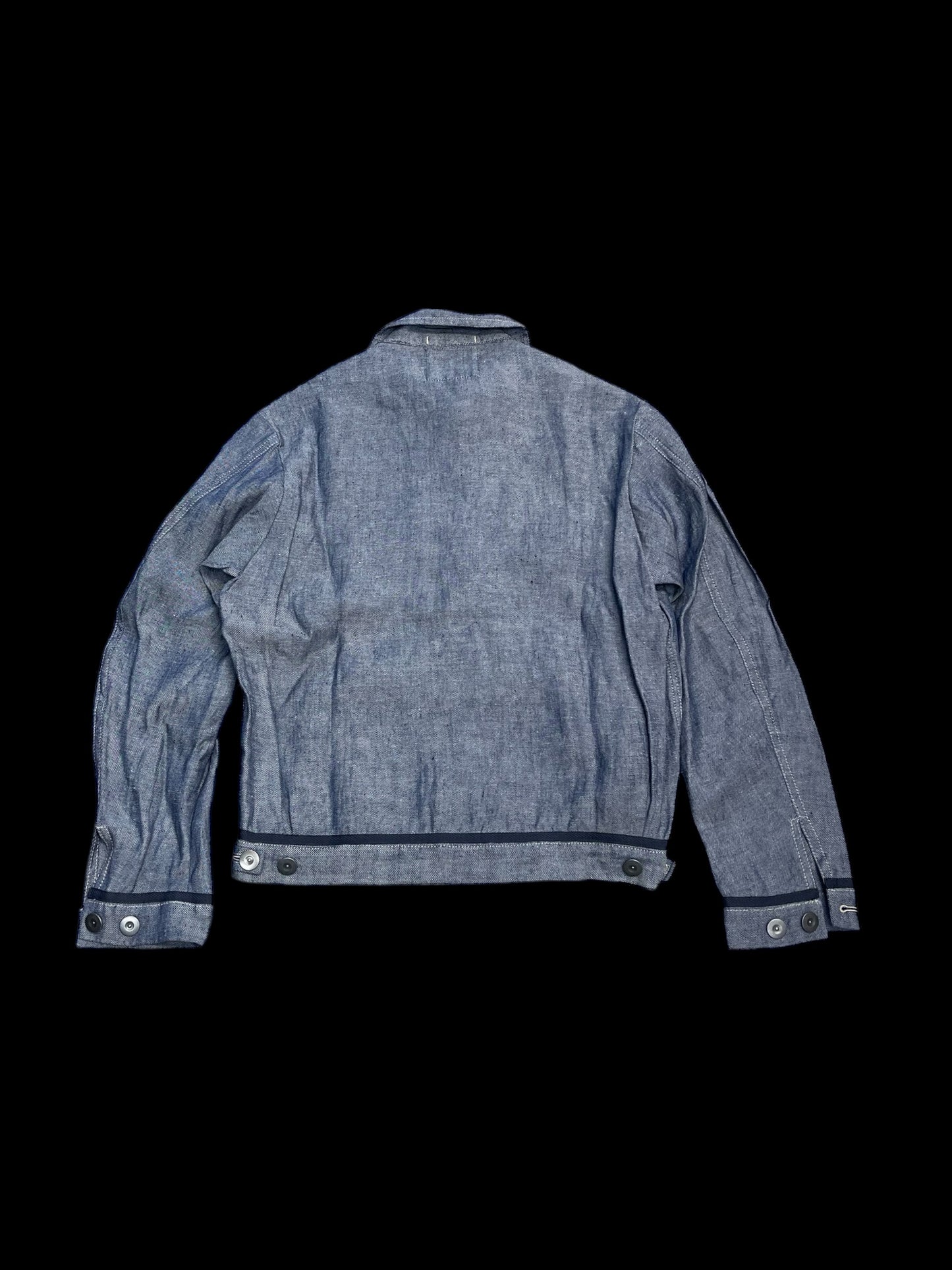 NIGEL CABOURN LINEN TRUCKER JACKET - M