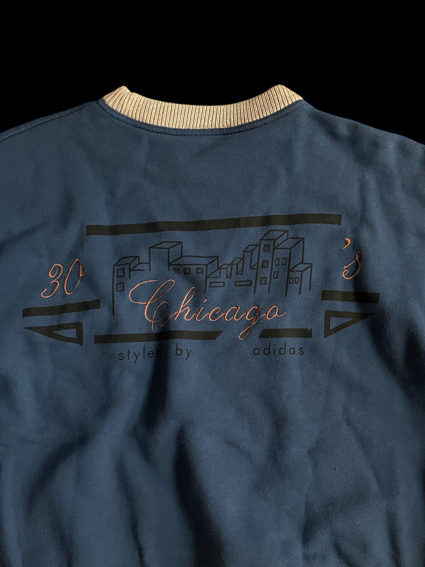 ADIDAS “BOXING IN THE 30’S” CREWNECK SWEATSHIRT - M