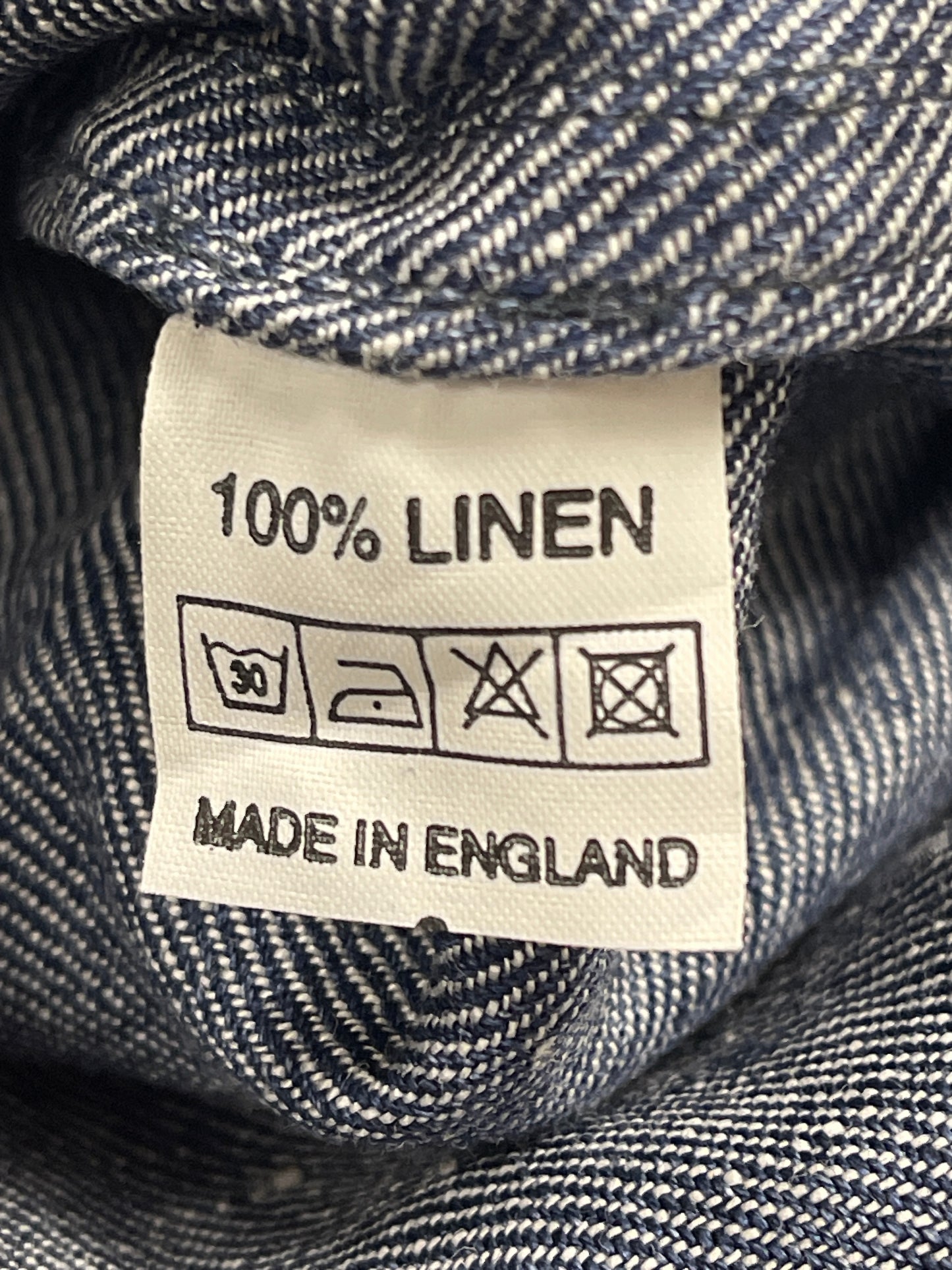 NIGEL CABOURN LINEN TRUCKER JACKET - M