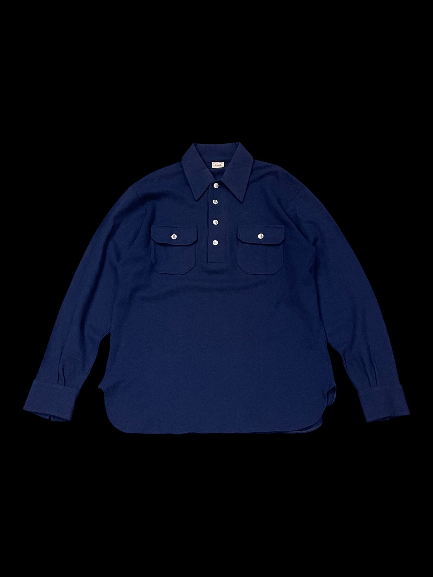 BROOKS BROTHERS WOOL LS POLO - L
