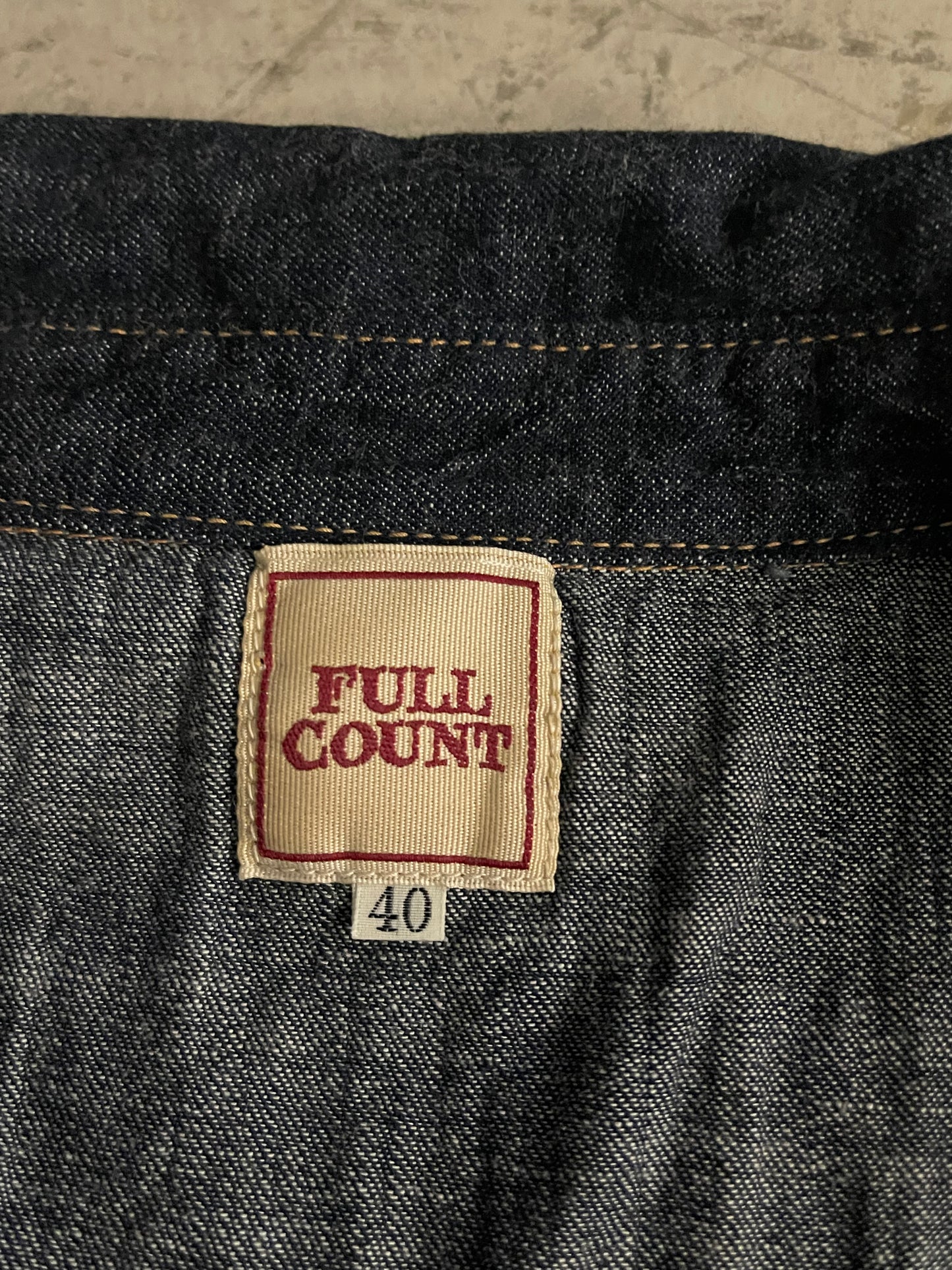 FULL COUNT DENIM SHIRT - M