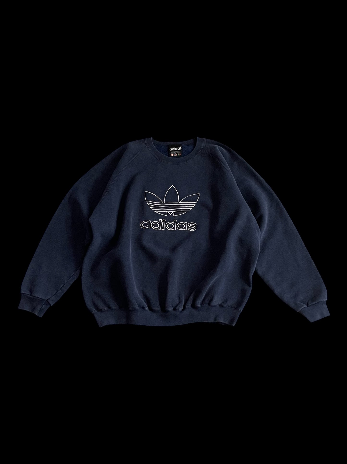 ADIDAS TREFOIL CREWNECK SWEATSHIRT - L