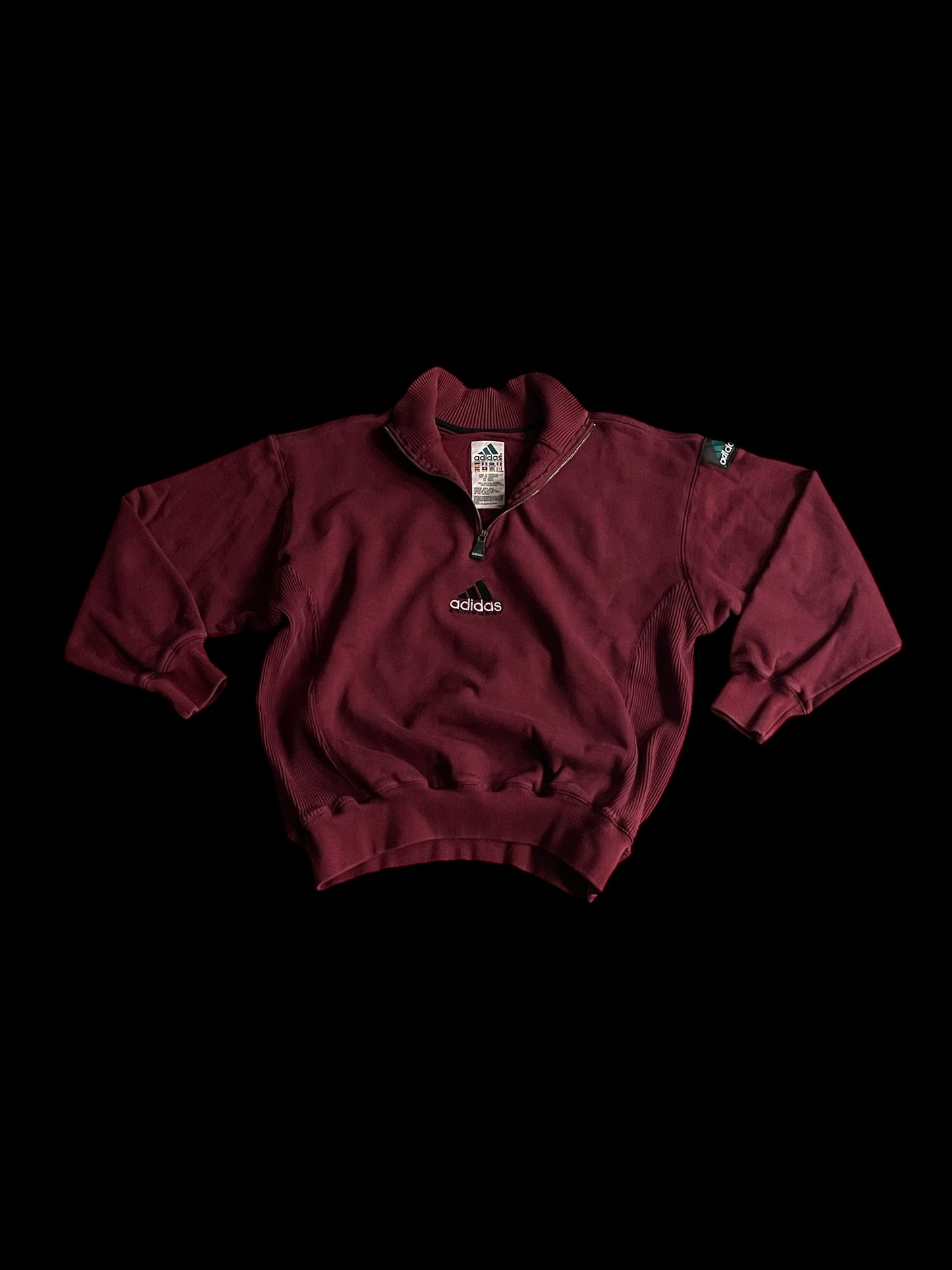 ADIDAS EQT 1/4 ZIP PULLOVER - M