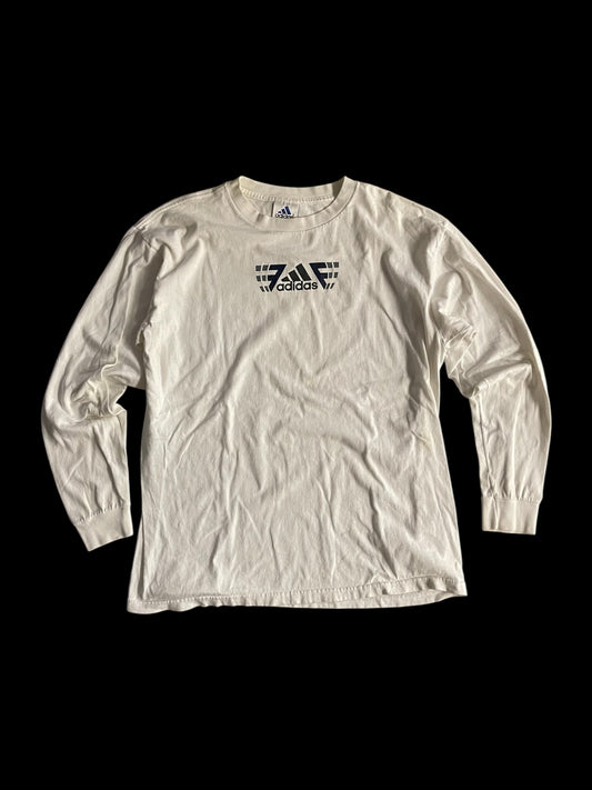 ADIDAS LONG SLEEVE LOGO T-SHIRT - XL