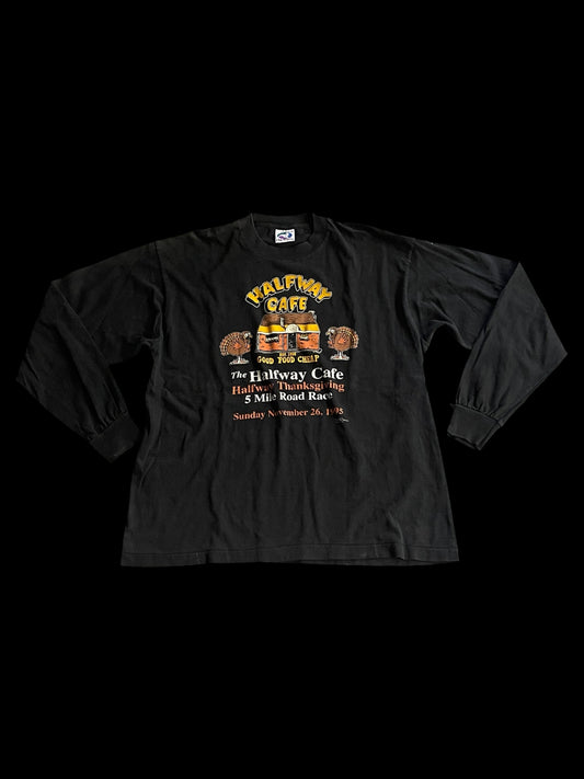 HALFWAY CAFE LS GRAPHIC T-SHIRT