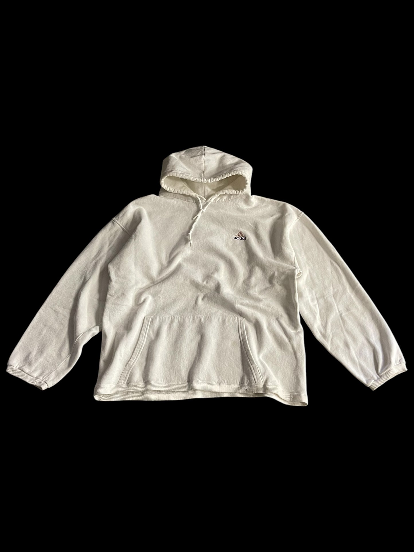 ADIDAS PULLOVER HOODIE - L