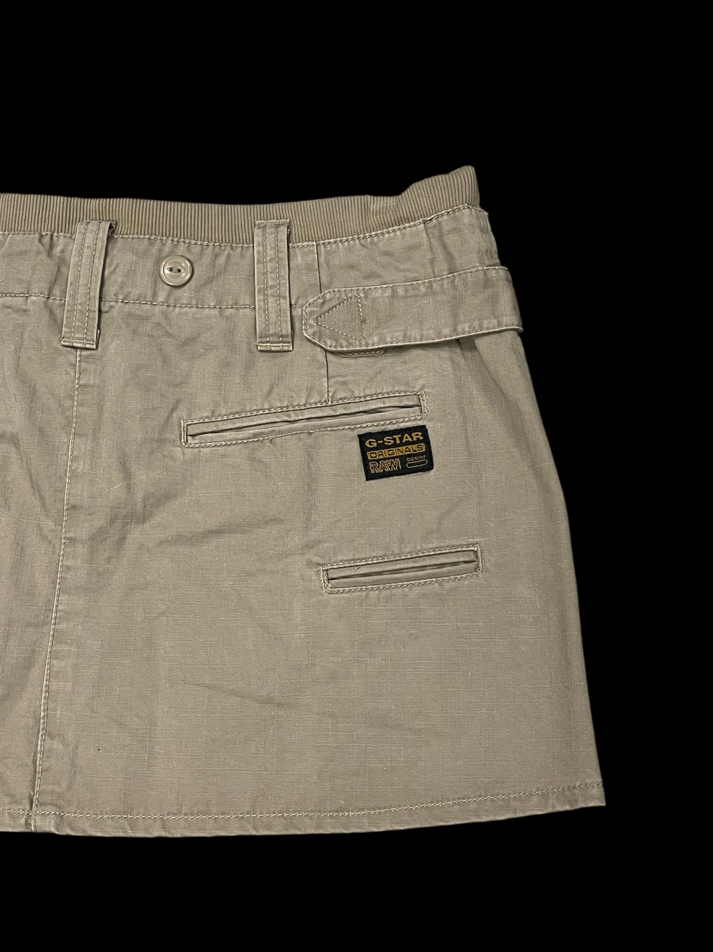 G-STAR RAW "PLEATED SKIRT MINI" M