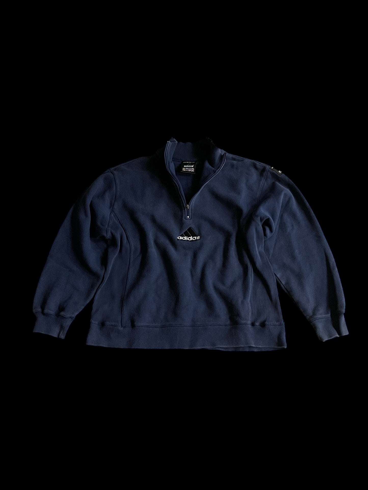 ADIDAS EQT LIMITED EDITION 1/4 ZIP PULLOVER - L