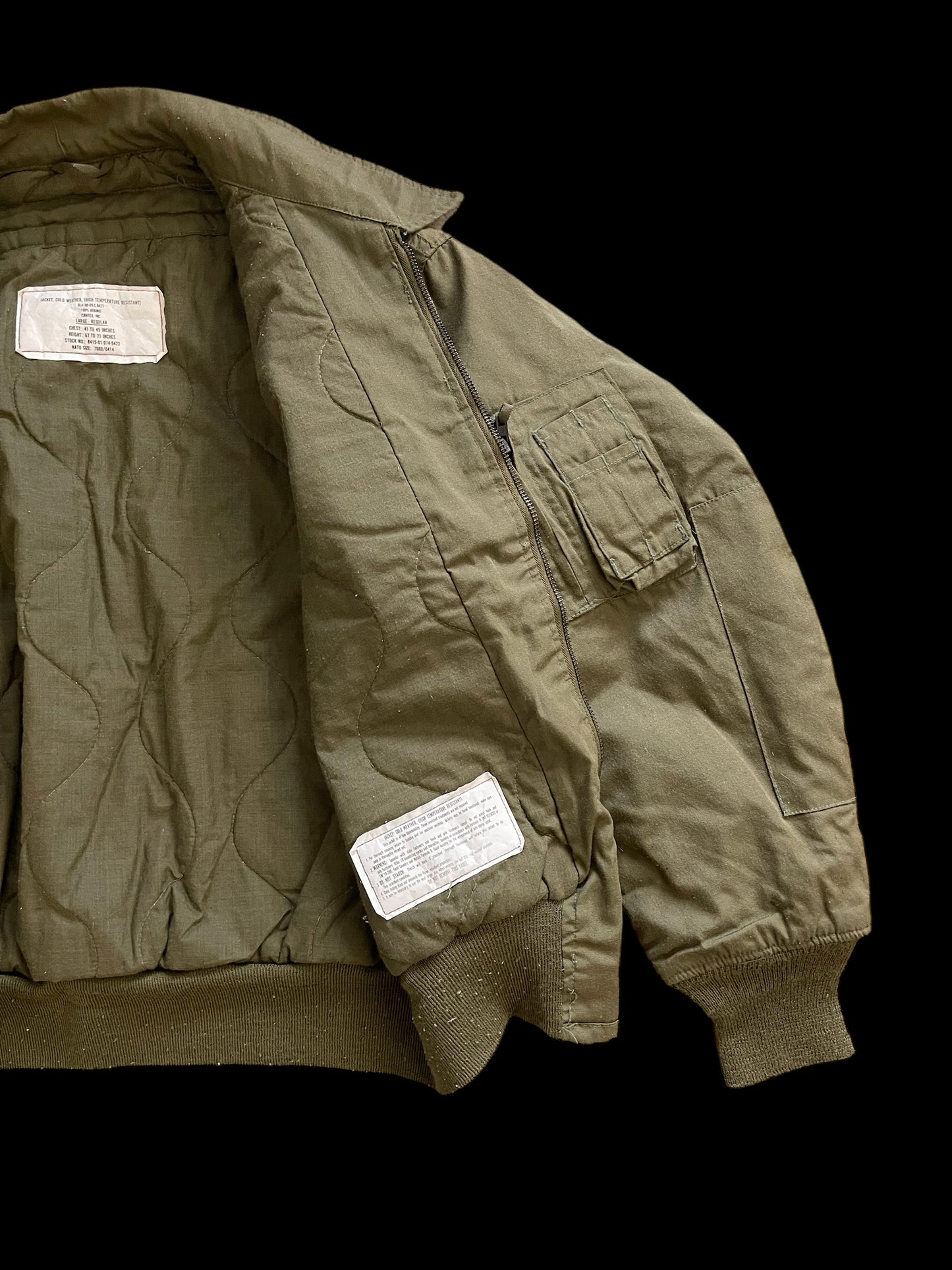 MILITARY BOMBER JACKET - L