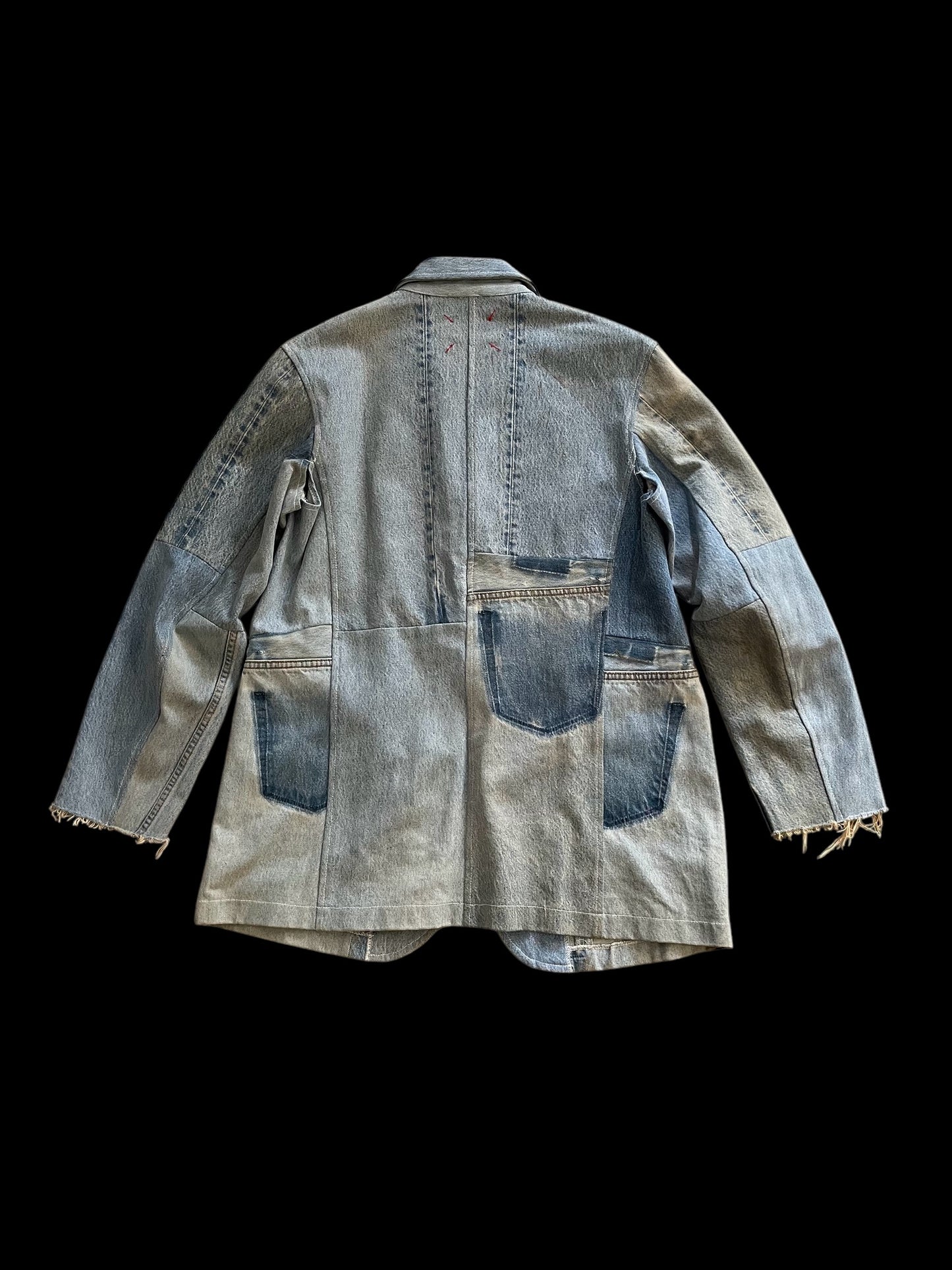 UPCYCLED LEVI'S DENIM COAT - M