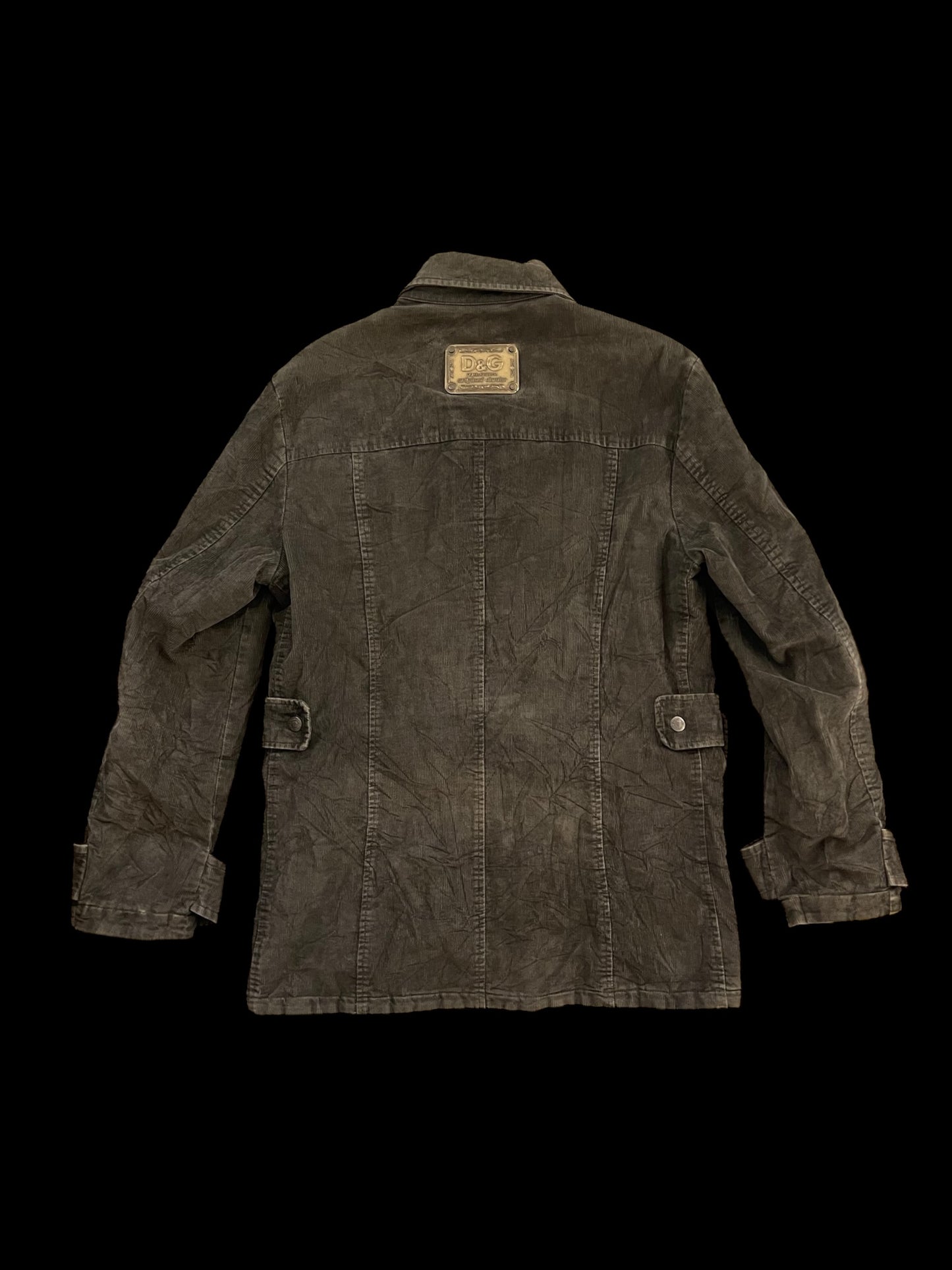 D&G CORDUROY JACKET - M