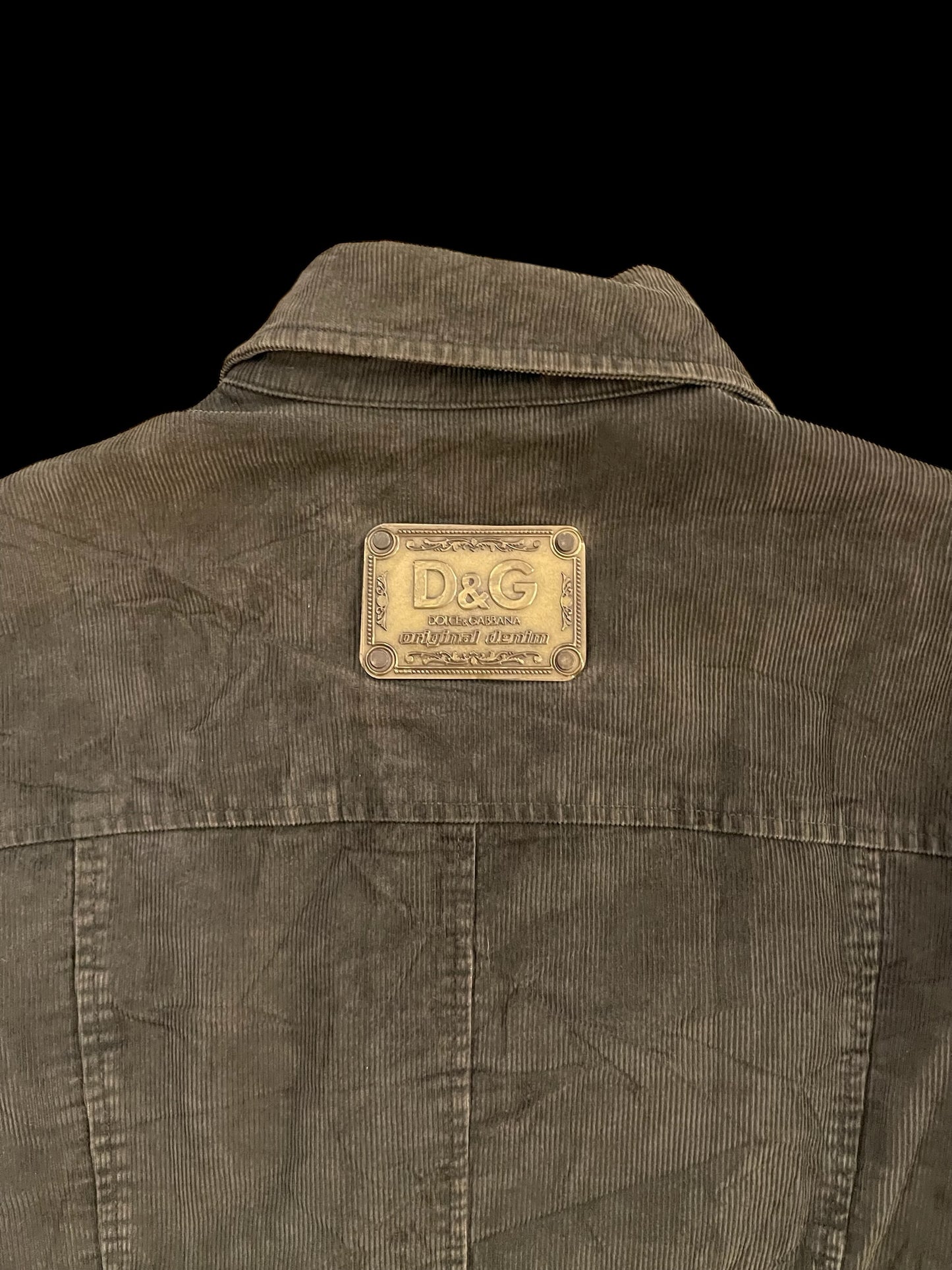 D&G CORDUROY JACKET - M