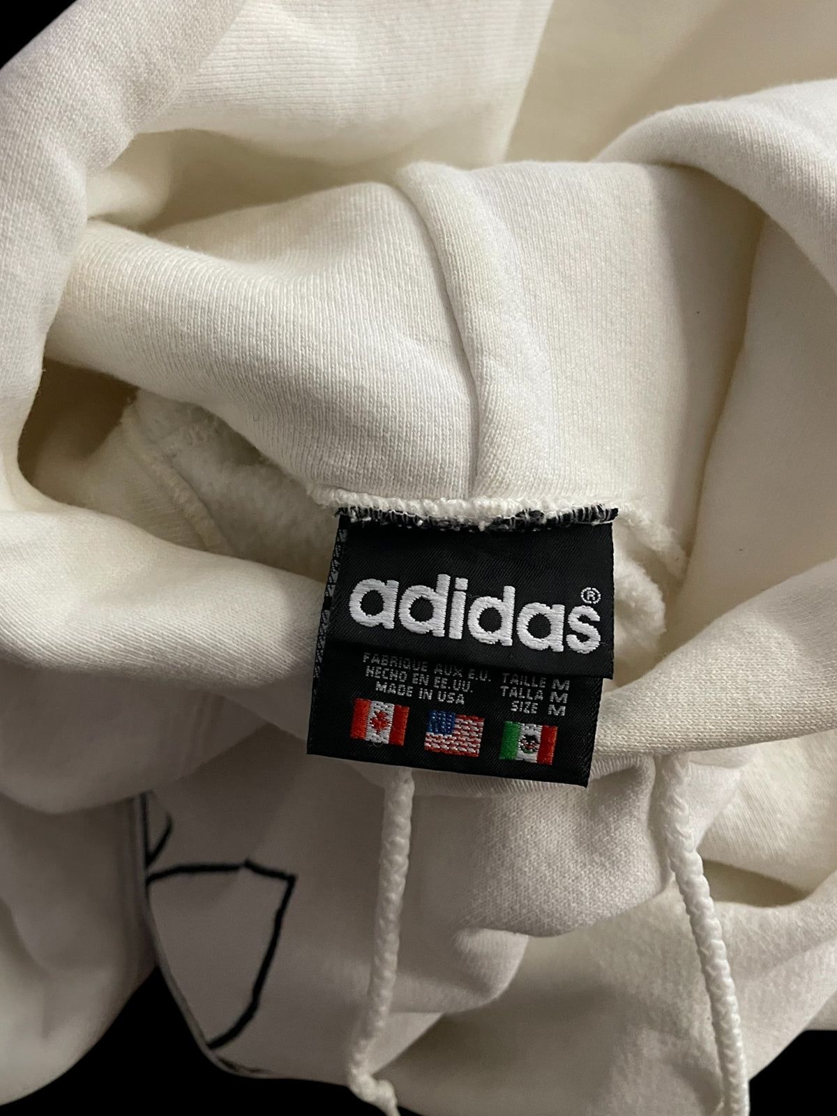 ADIDAS TREFOIL LOGO HOODIE - M