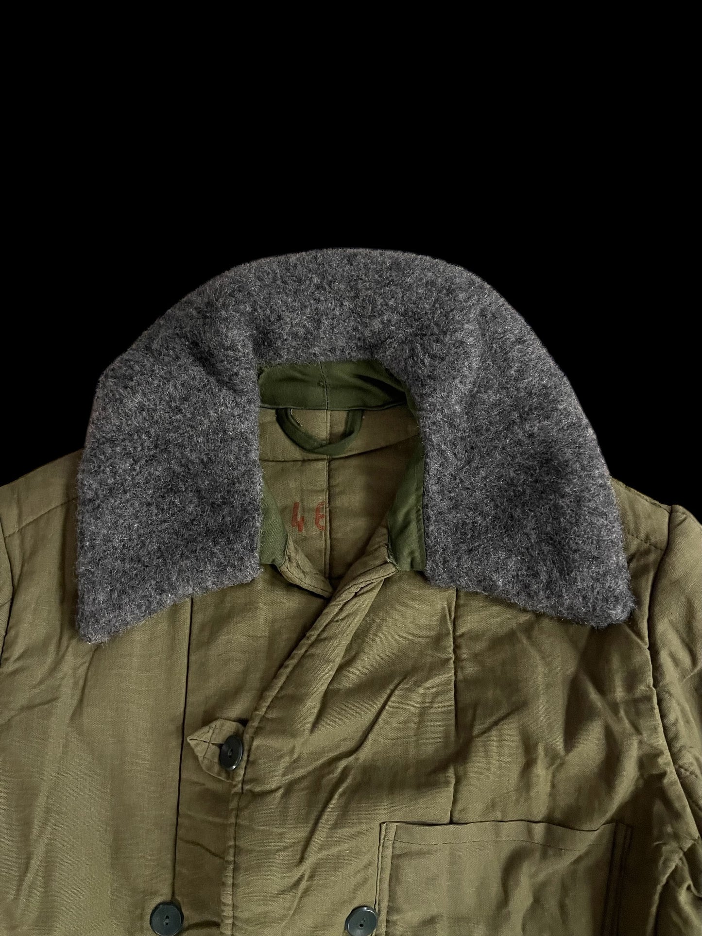 HUNGARIAN QUILTED BOMBER JACKET - L