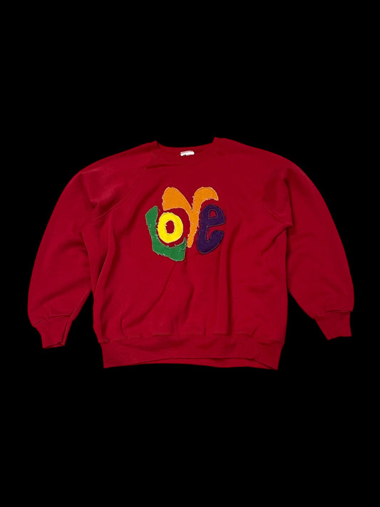 LOVE CREWNECK SWEATSHIRT - L