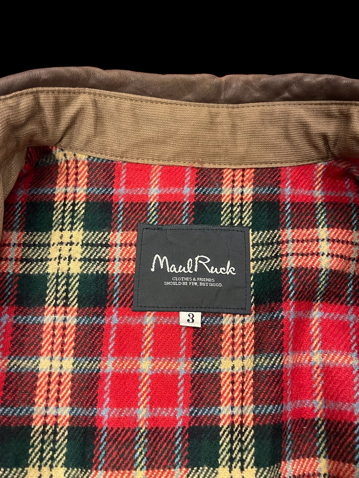 MAUL RUCK WOOL LINED JACKET - M