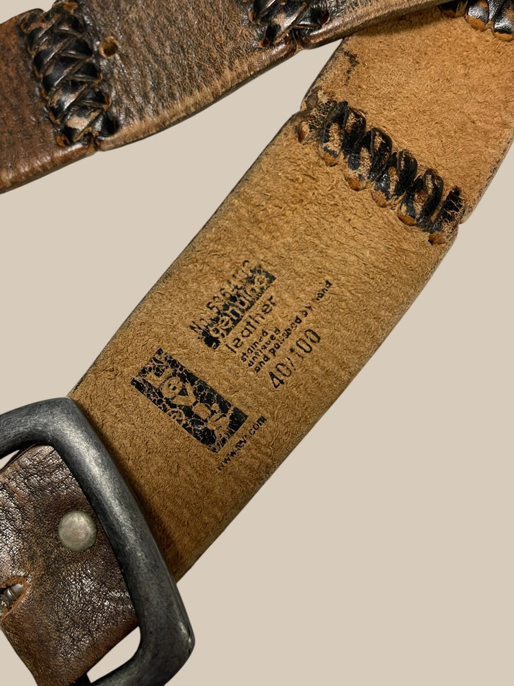 LEVIS DISTRESSED LEATHER BELT