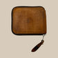 BROWN RRL ZIP WALLET