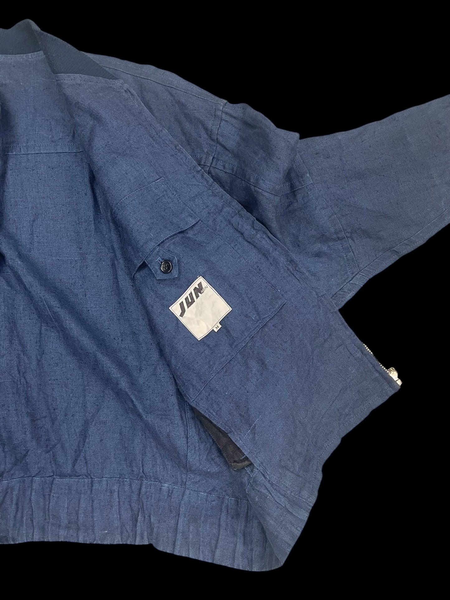 JUN MEN INDIGO BOMBER - M