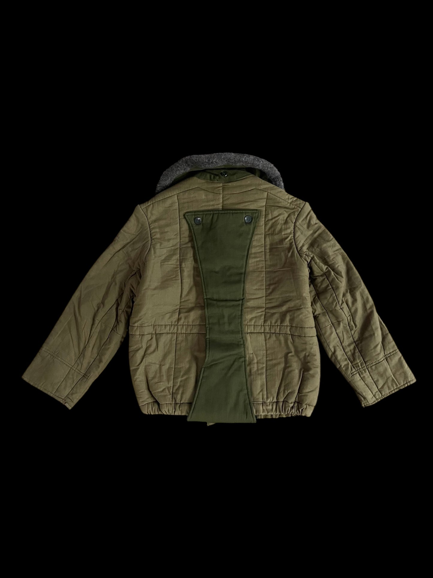 HUNGARIAN QUILTED BOMBER JACKET - L