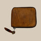 BROWN RRL ZIP WALLET