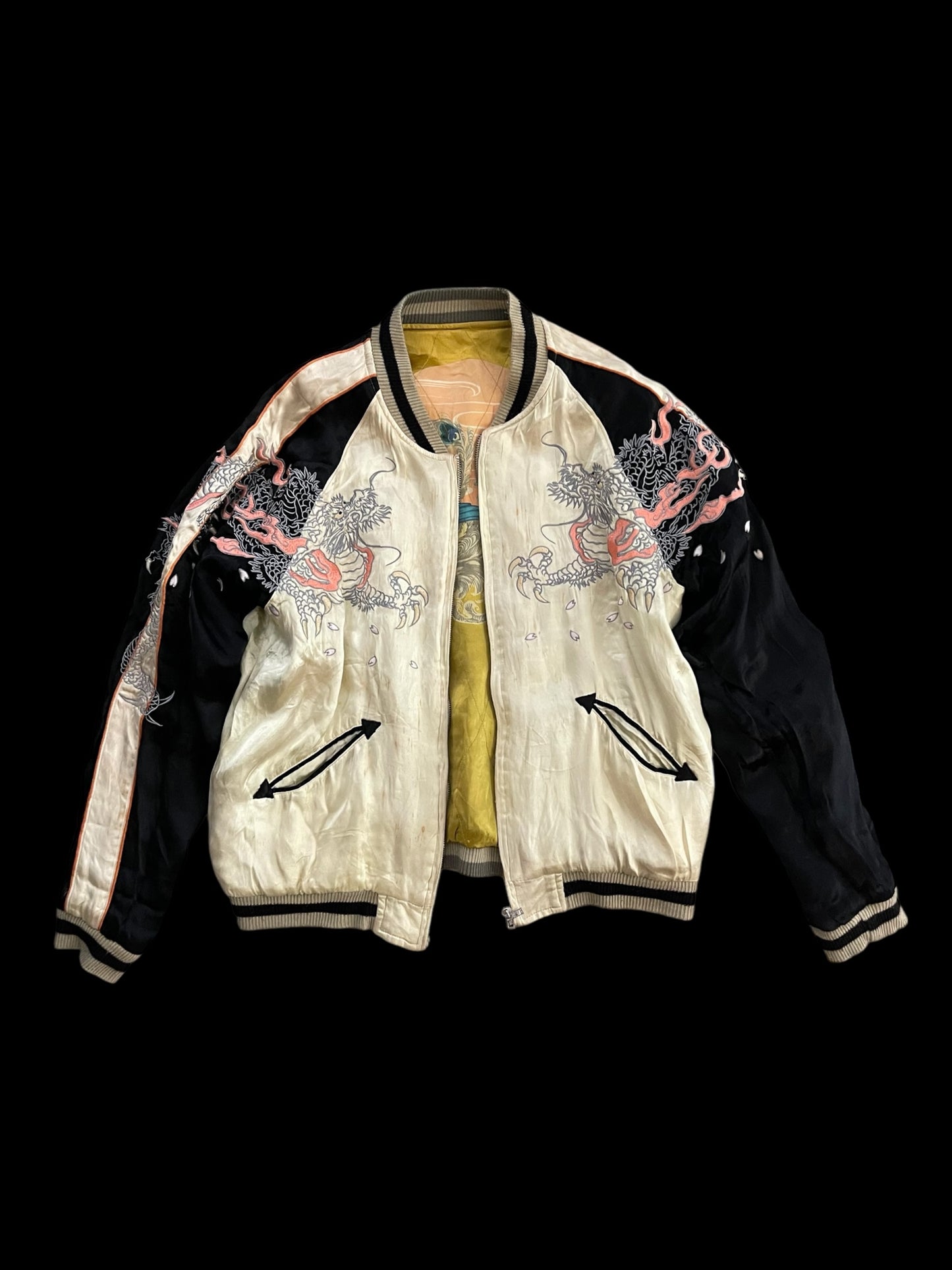 SUKAJAN REVERSABLE BOMBER JACKET - M