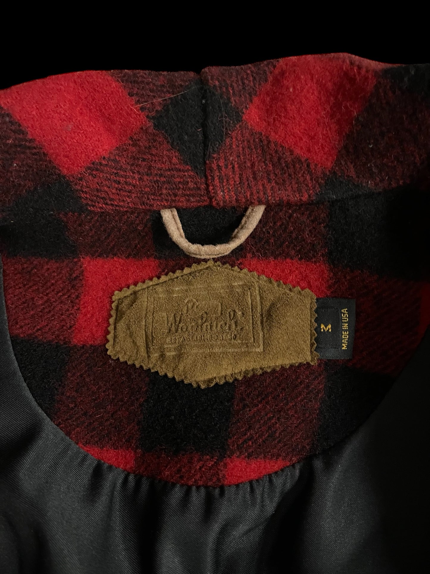 BUFFALO PLAID WOOLRICH VEST - M