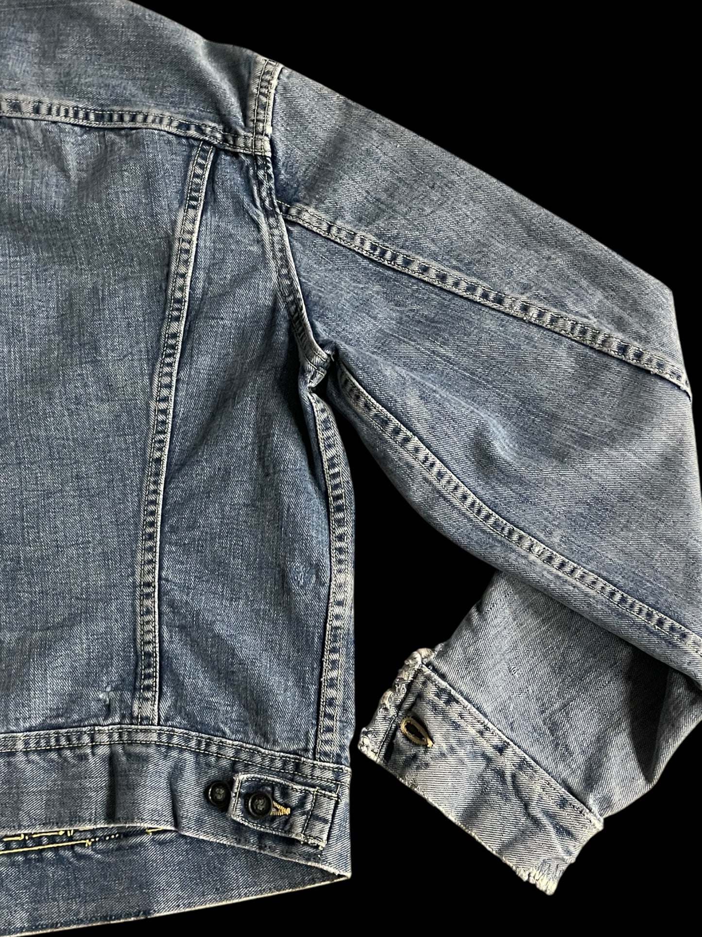 LEE MULTI-PATCH DENIM JACKET - L