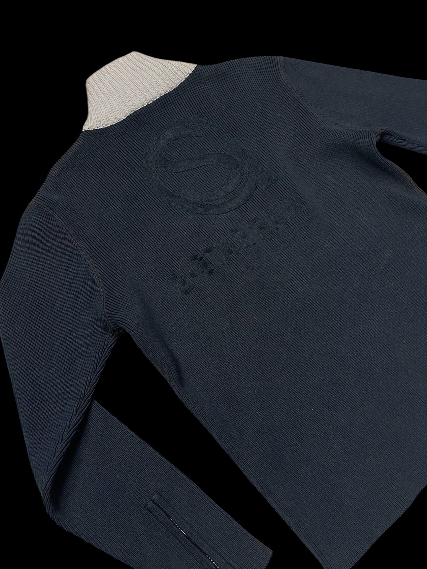 G-STAR EMBROIDERED ZIP FLEECE - L