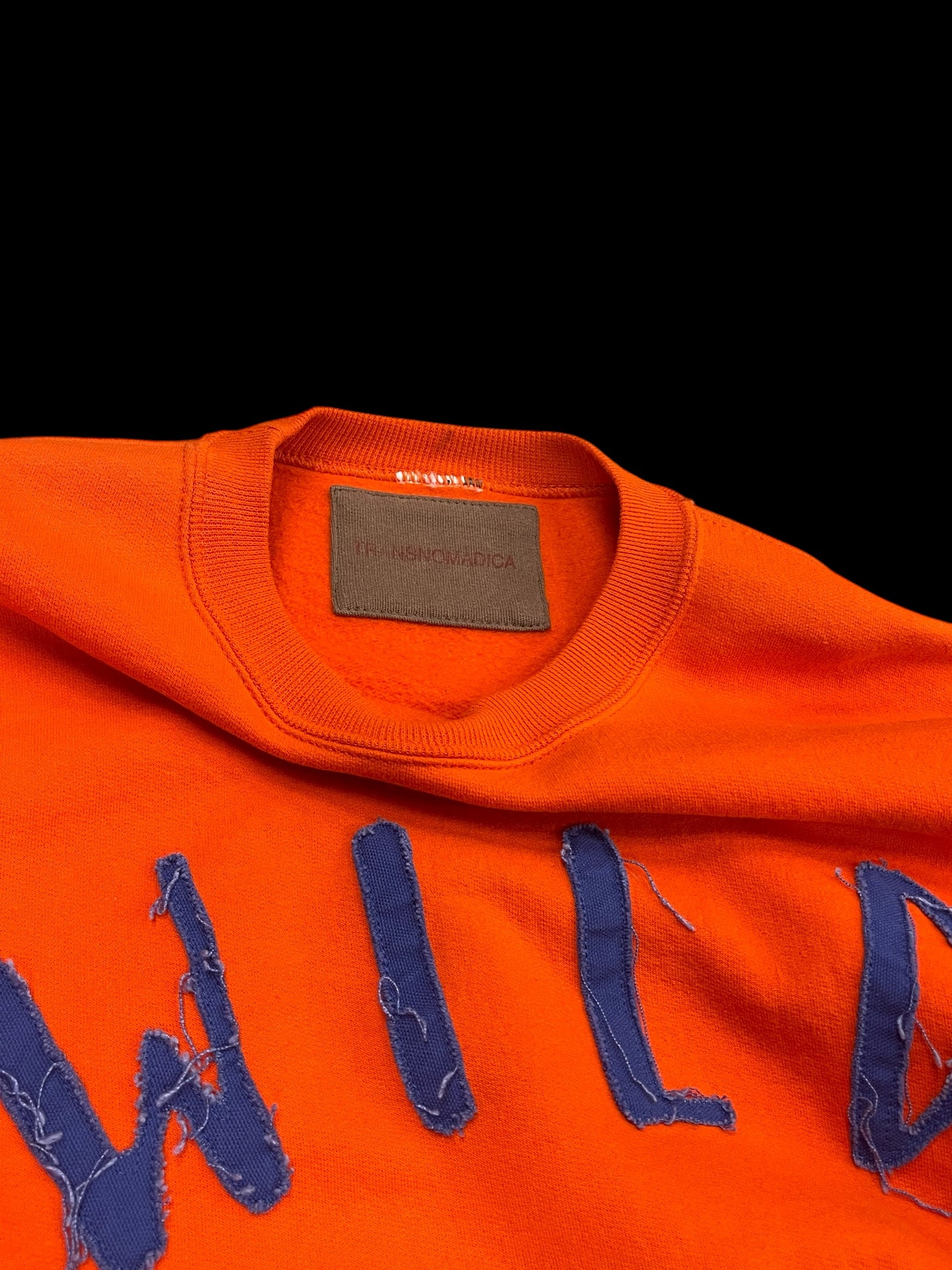 TRANSNOMADICA “WILD” CREWNECK SWEATSHIRT - L