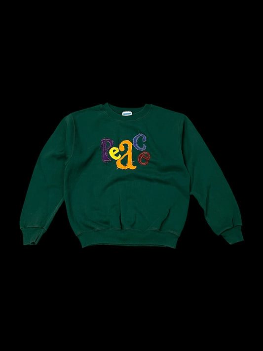 PEACE CREWNECK SWEATSHIRT - M
