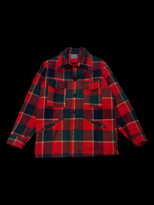 PENDLETON WOOLEN MILLS PLAID SHIRT JACKET - M