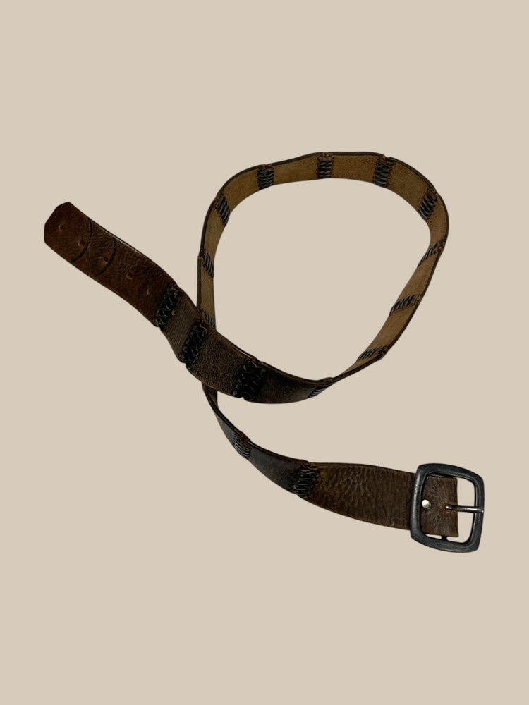 LEVIS DISTRESSED LEATHER BELT