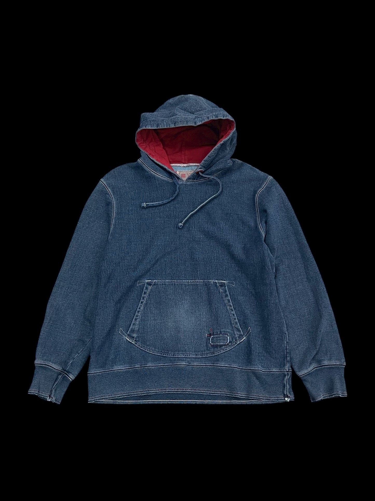 GAP DENIM PULLOVER SWEATSHIRT