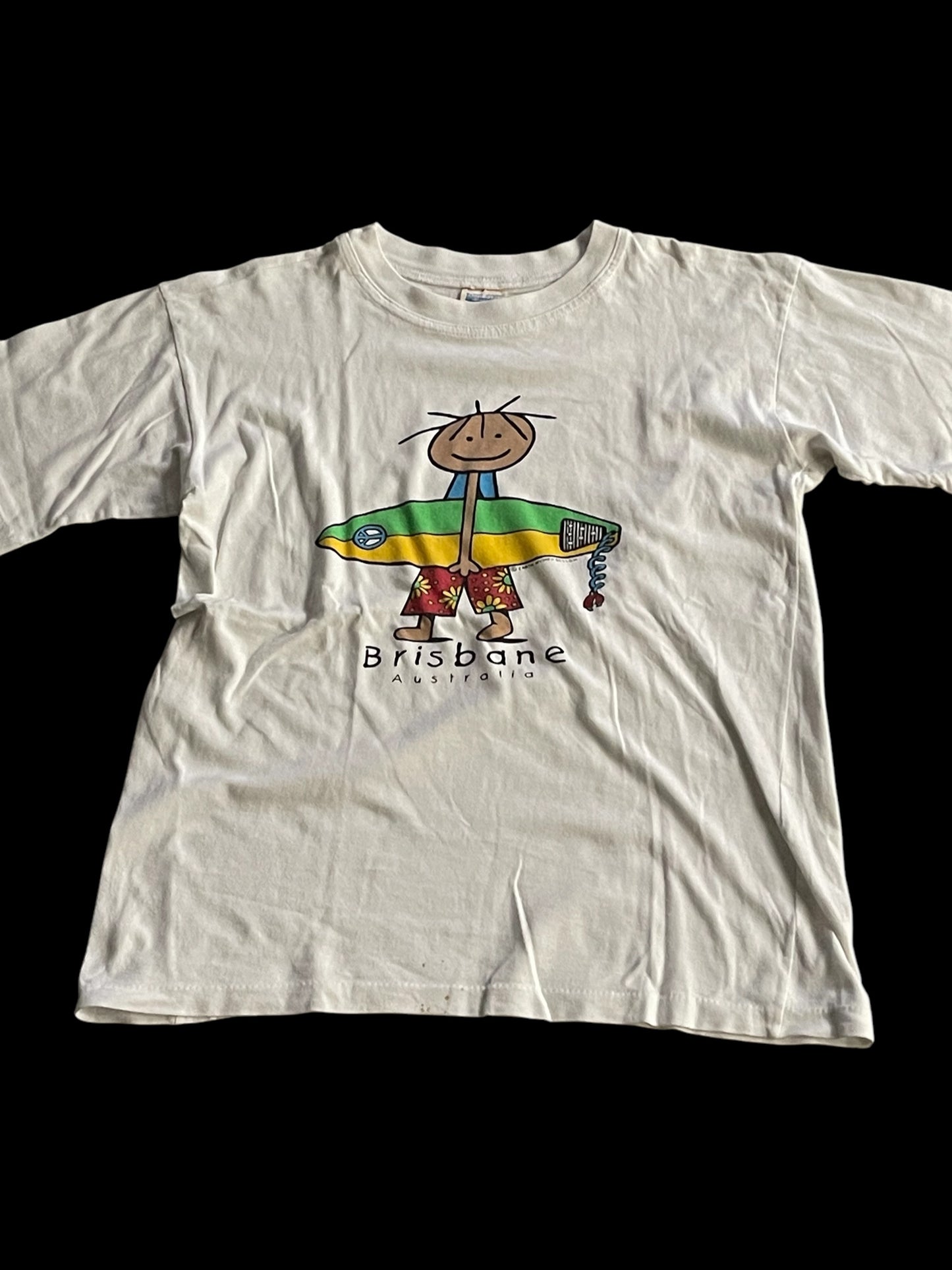 EARTH NYMPH DESIGN GRAPHIC T-SHIRT - M