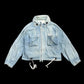 NIGEL CABOURN DENIM UTILITY JACKET - M