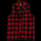 BUFFALO PLAID WOOLRICH VEST - M